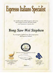 National Institute of Espresso of Italy Certification